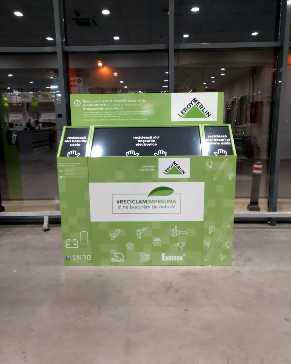 Puncte de reciclare Leroy Merlin — Environ · Leroy Merlin